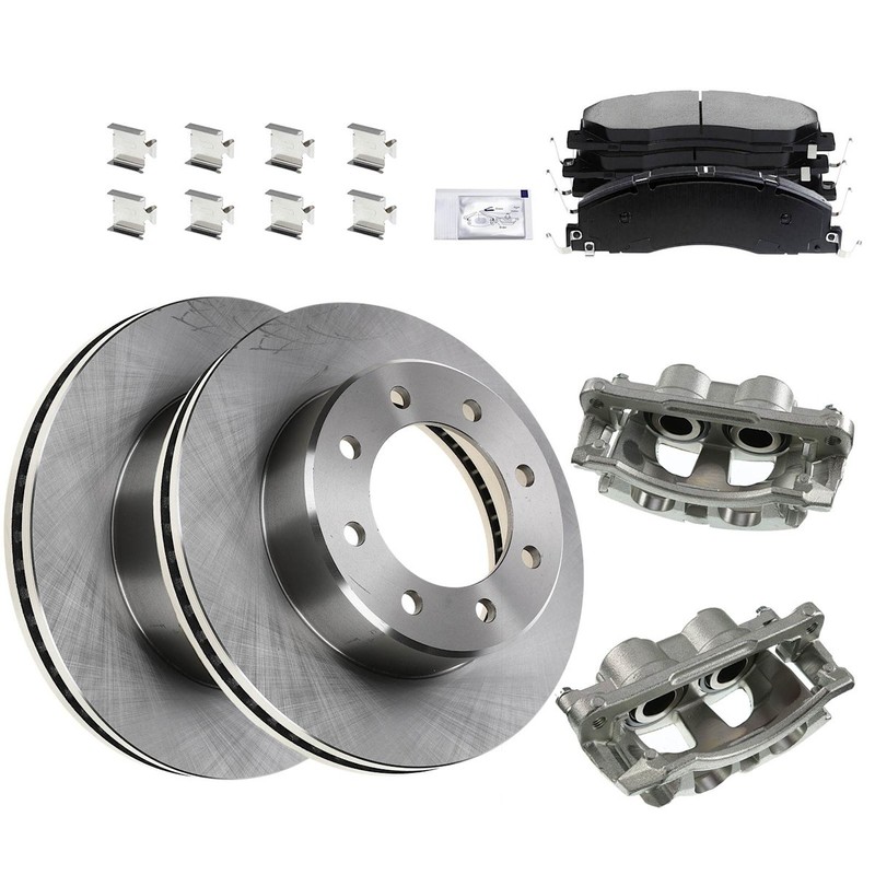 Brake Kit With Calipers 2-Wheel Set Front for Ram 2500 3500 2016-2018