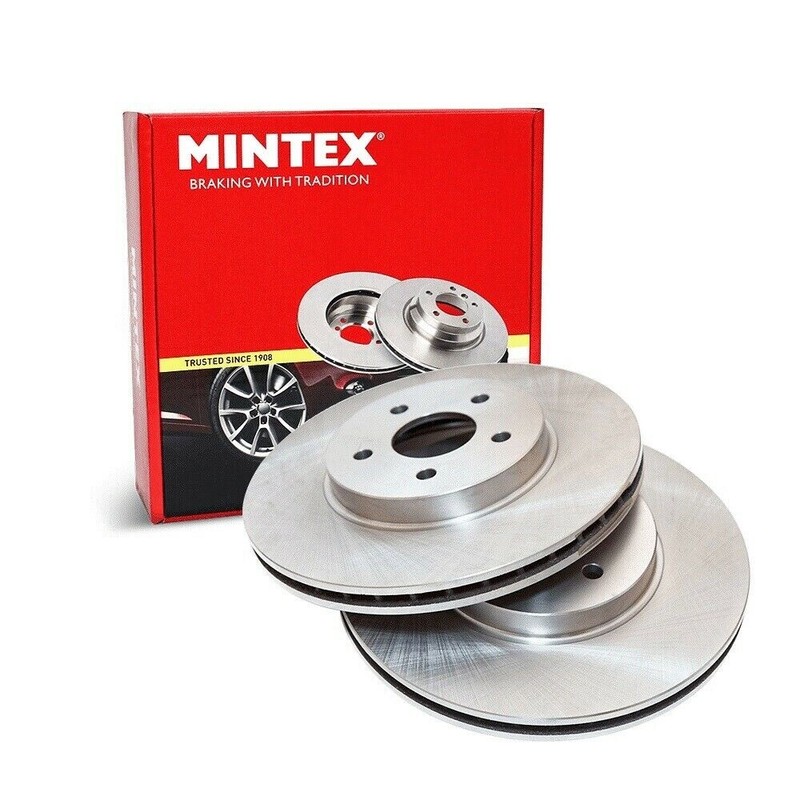 Front Brake Discs Set L/R Fits CITREON PEUGEOT Mintex MDC532