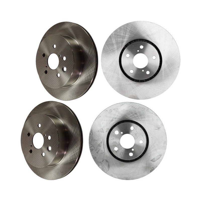 For Lexus IS350 2006-2015 Brake Discs Front and Rear | 4-Wheel Set | Cast Iron