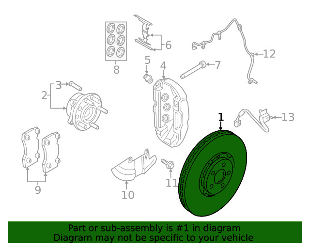 Genuine Ford Rotor Right FR3Z-1125-E gallery
