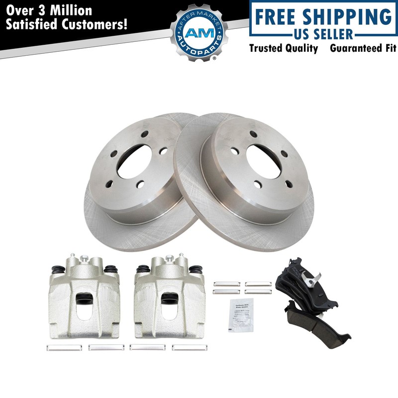 Brake Pad & Rotor Kit Ceramic Fits 2001 Mercury Mountaineer
