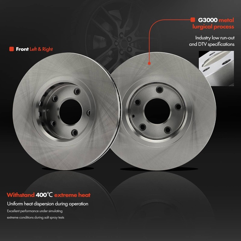 2pcs Front Side Disc Brake Rotors for Mazda CX-5 2016-2021 6 2019-2021 2.0L 2.5L gallery