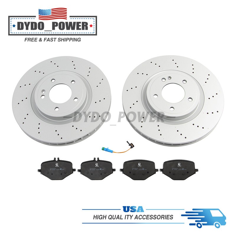 For 2019-2023 Mercedes G63 Amg Rear Brake Pad & Rotors And Sensors
