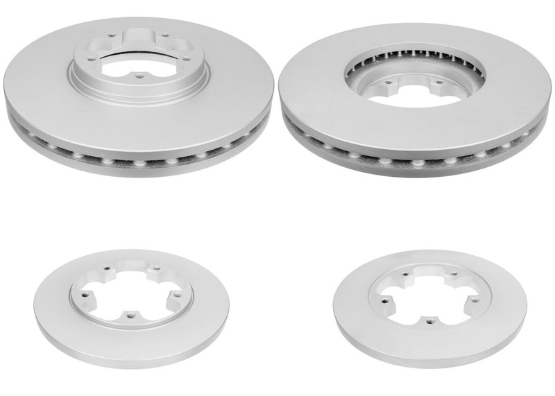For Ford Transit Van 150 250 350 2015-2019 Coated Disc Brake Rotors & Brake Pads gallery