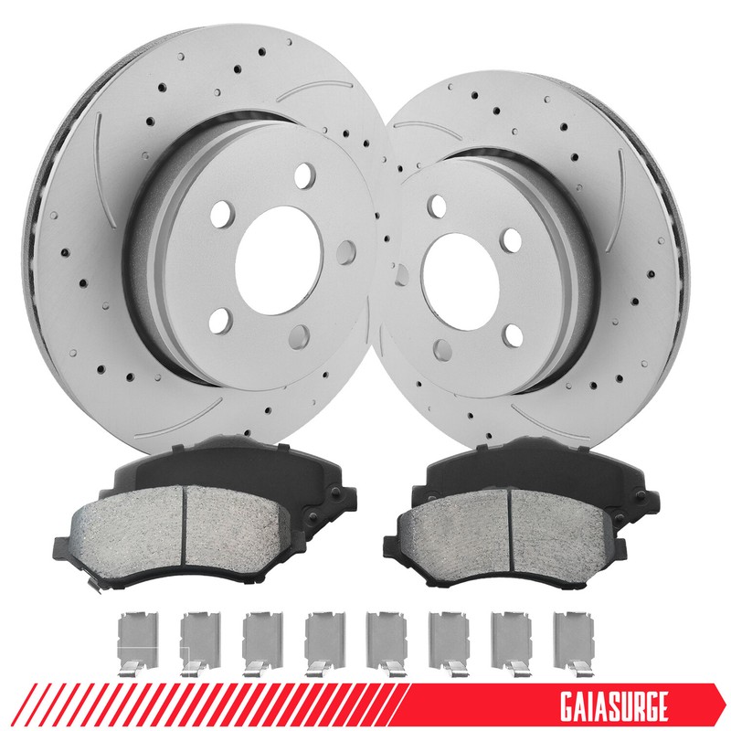 Front Brake Rotors + Brake Pads for 2007-2011 Dodge Nitro 2008-2012 Jeep Liberty