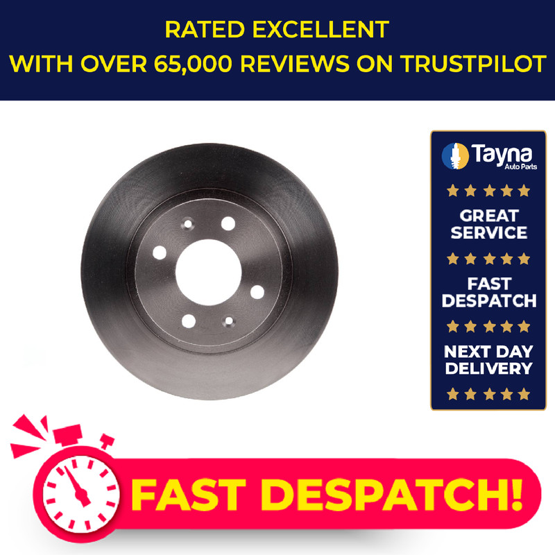 2x Brake Discs Pair Vented fits KIA PICANTO TA 1.0 Front 11 to 17 252mm Set New