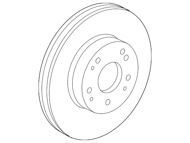 Genuine Honda OEM Front Brake Disk 45251-T8M-G01