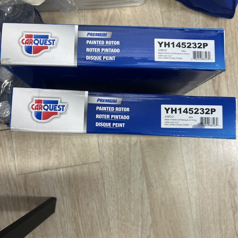 CARQUEST Platinum Painted Rotor YH145232P Car Break Front Rotor-2pcs NEW In Box