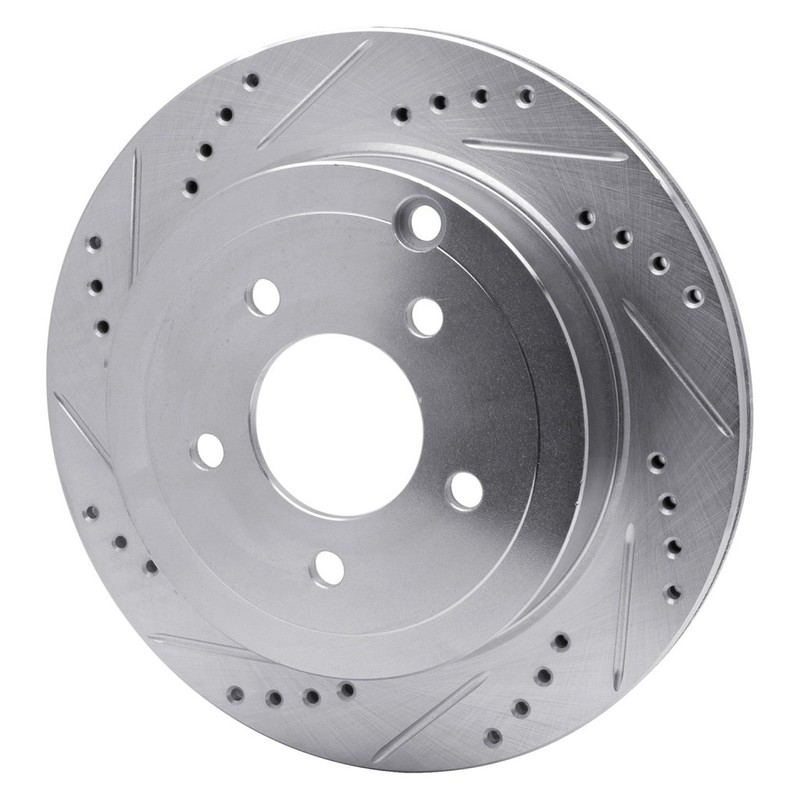 For Ford Edge 2007-2010 Brake Rotor Driver Side | Rear | Cast Iron | Silver gallery