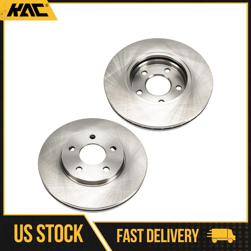 2x Front Brake Rotors For 04-07 Chevy Malibu 06-07 Pontiac G6 08 Malibu V6 3.5