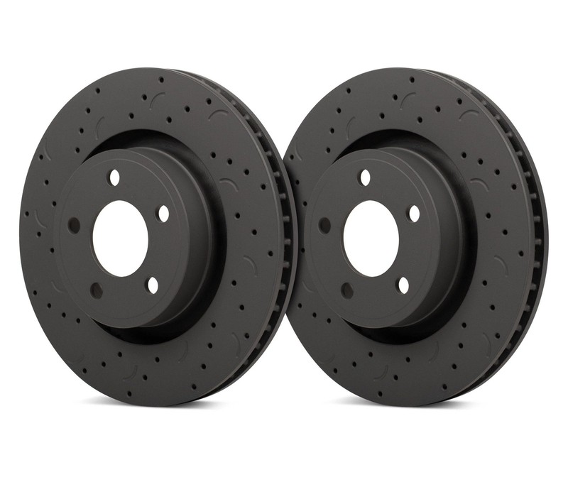 Hawk HTC4977 D&S Front Brake Rotor Set For Toyota Land Cruiser (2016)