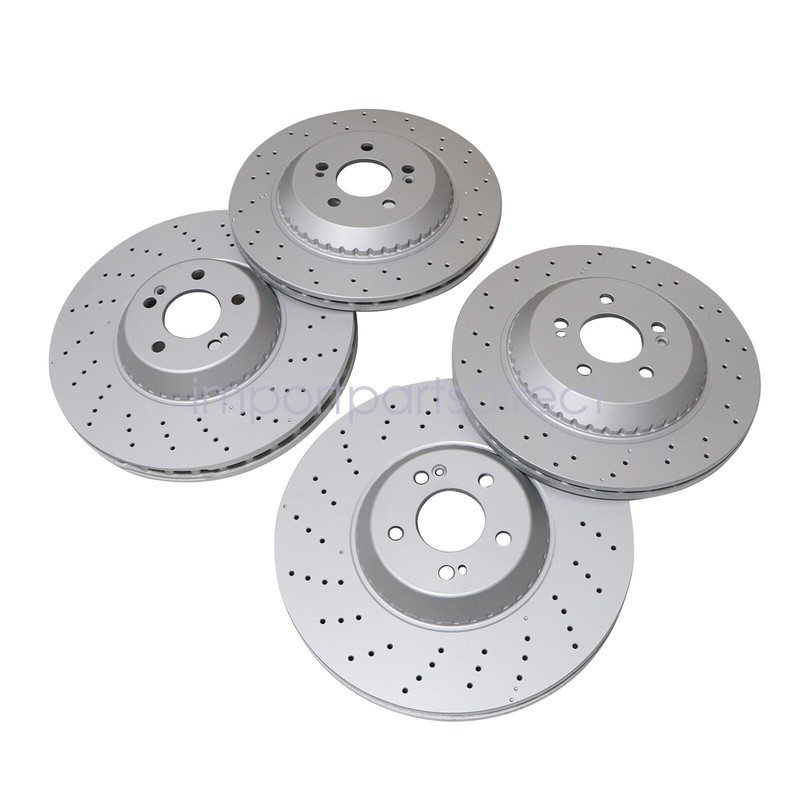 2224215100 For Mercedes W222 2014-2019 Front + Rear Brake Disc Rotors 2224231400 gallery