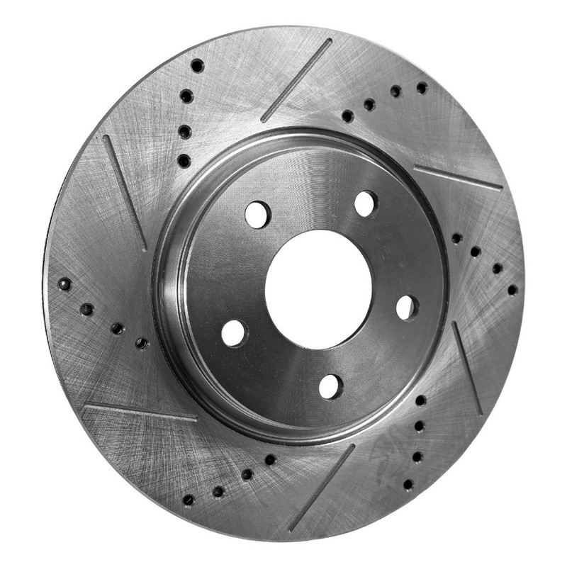 For Infiniti Q40 2015 Brake Discs Rear 2-Wheel Set Natural Vented 5 Pieces Lugs gallery