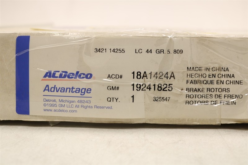 NEW ACDelco Disc Brake Rotor Front 18A1424A Equinox 05-06 Torrent 2006 Vue 02-07 gallery