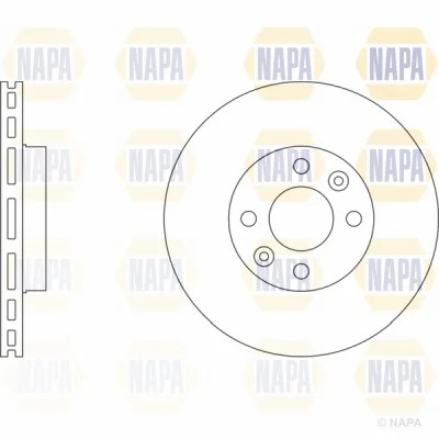 2x Brake Discs Pair Vented fits DACIA LOGAN EXPRESS Front 1.4 1.6 1.5D 2009 on gallery