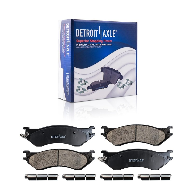 Front Rear Rotors Ceramic Brake Pads for Ford F-150 Expedition Lincoln Navigator gallery