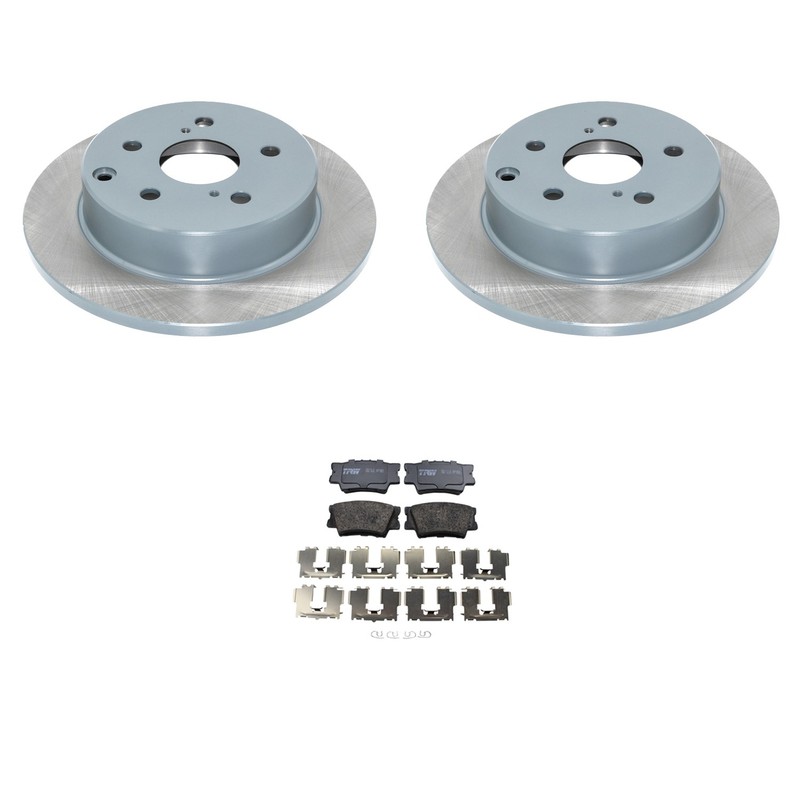 DuraGo Rear Rotors TRW Pro Disc Brake Pads Kit For Lexus HS250h Toyota RAV4