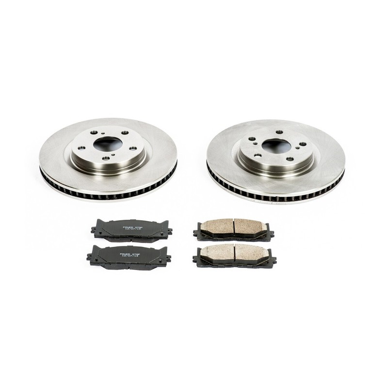 KOE6480 Powerstop Brake Disc and Pad Kits 4-Wheel Set Front & Rear for Avalon gallery