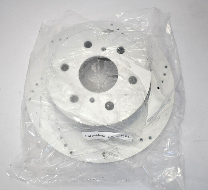 TRQ Disc Brake Rotor Replacement Unit Left Driver Side Genuine OEM BRA74689