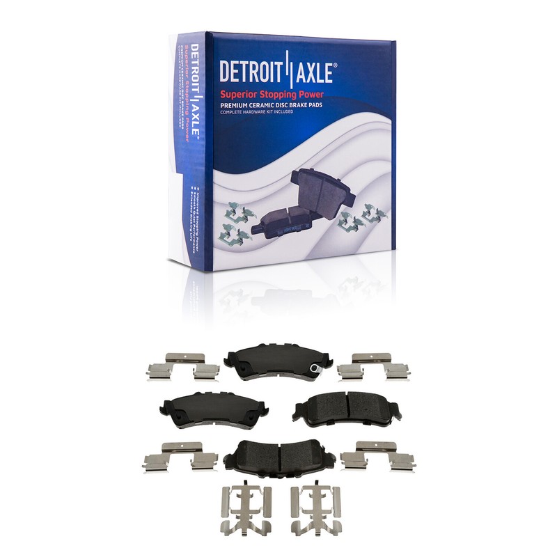 305mm Front & Rear Drilled Rotors + Calipers and Brake Pads for GMC Yukon Tahoe gallery