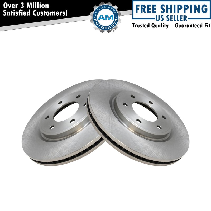 Front Brake Rotors Set Fits 07-15 Armada 07-13 QX56 14-15 QX80 TITAN