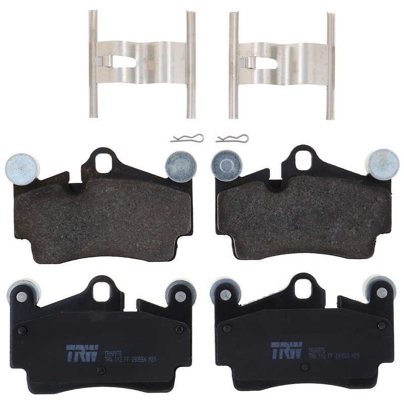 TRH0978 TRW 2-Wheel Set Brake Pad Sets Rear for VW SaVana GMC 2500 Van Audi Q7