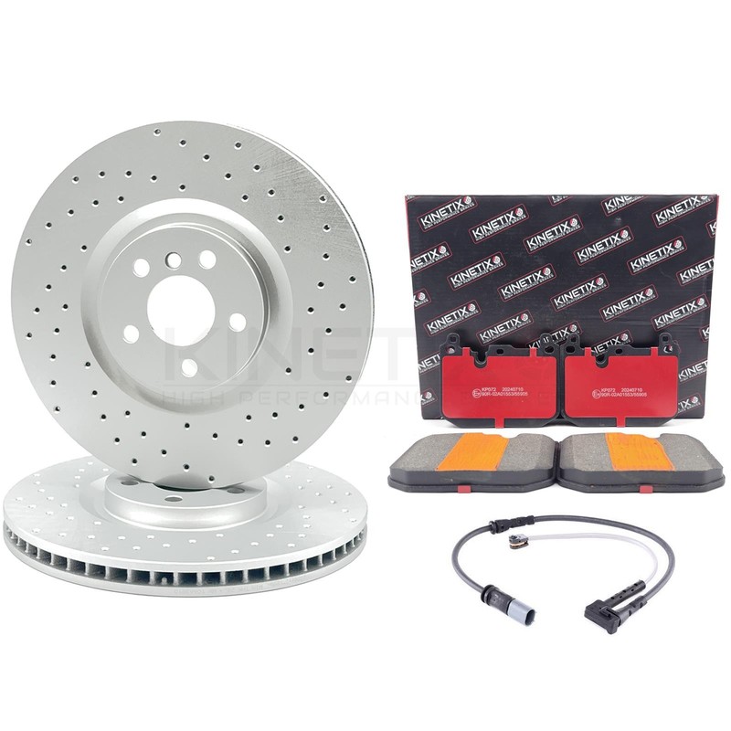 FOR MINI CLUBMAN JOHN COOPER WORKS F54 FRONT BRAKE DISCS CERAMIC PADS 360mm