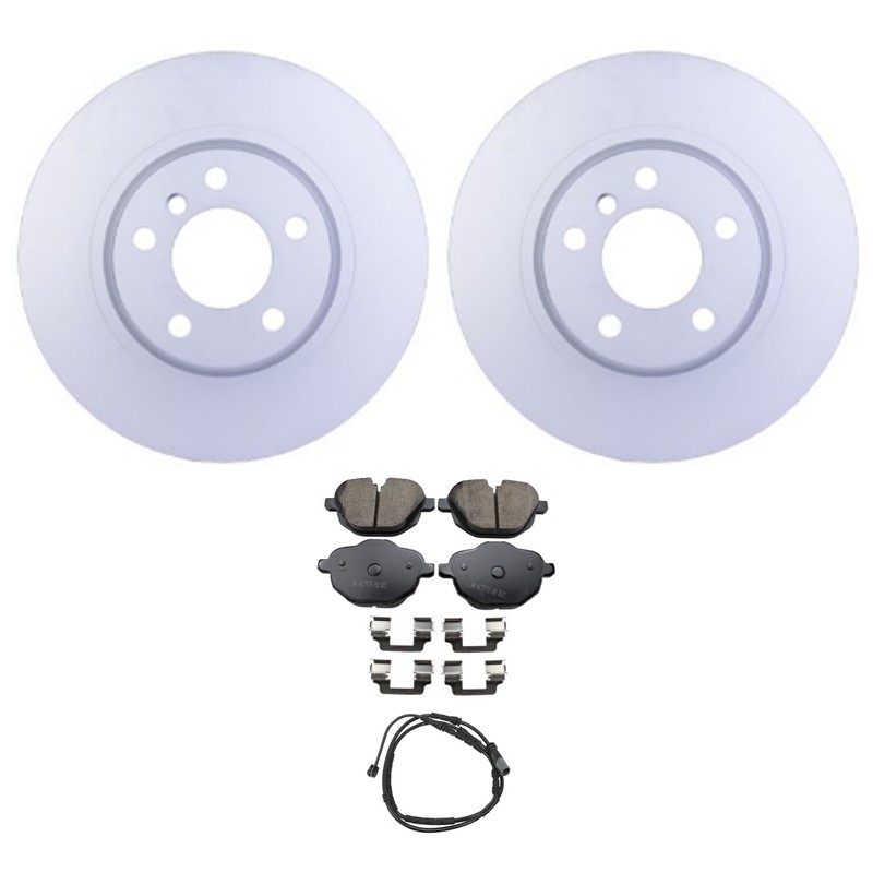 Hella Rear Rotors Akebono Euro Ceramic Disc Brake Pad Kit For F25 X3 F26 X4