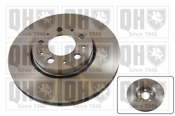 2x Brake Discs Pair Vented fits VOLVO S60 Mk1 2.4D Front 01 to 10 286mm Set QH gallery