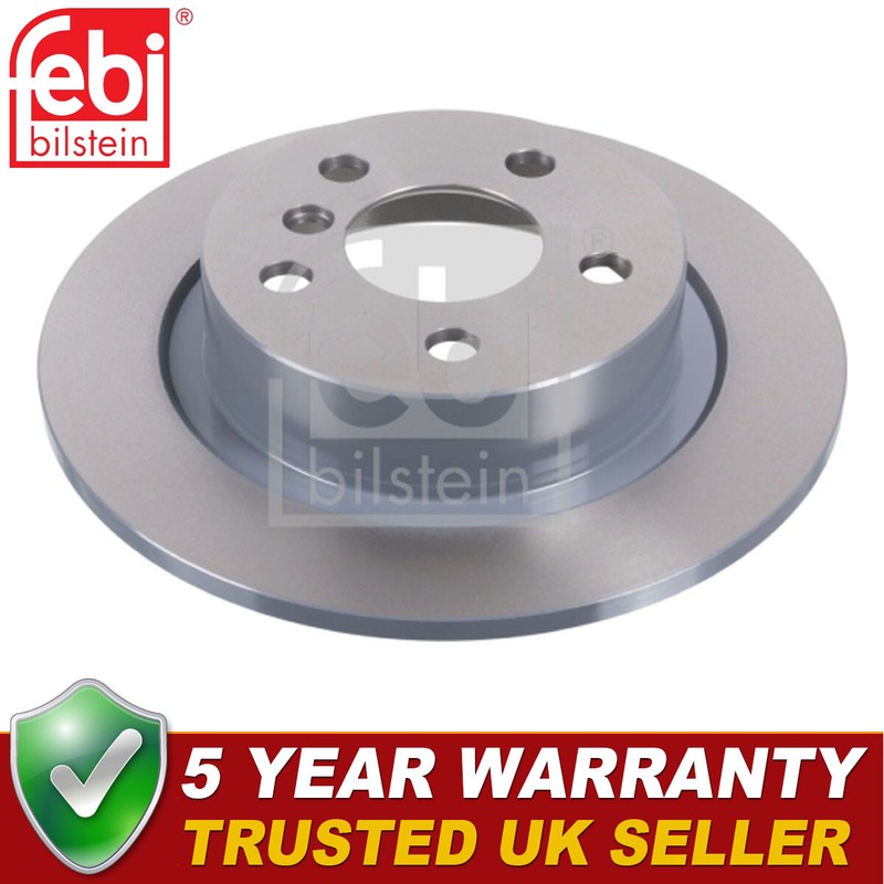 Febi Rear Brake Discs Fits Mini Clubman Countryman Cooper BMWX1 i3 2 Series X2 1