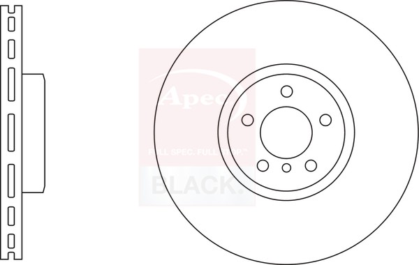 Brake Disc Single Vented Front Right 385mm DSK3232B Apec 34116782068 Quality New gallery