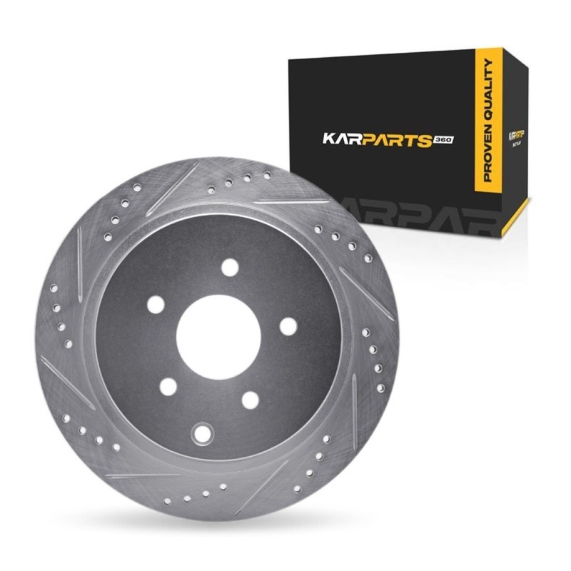 For Infiniti QX70 2014-2017 Brake Rotor Rear, Driver Side | Cast Iron | Vented