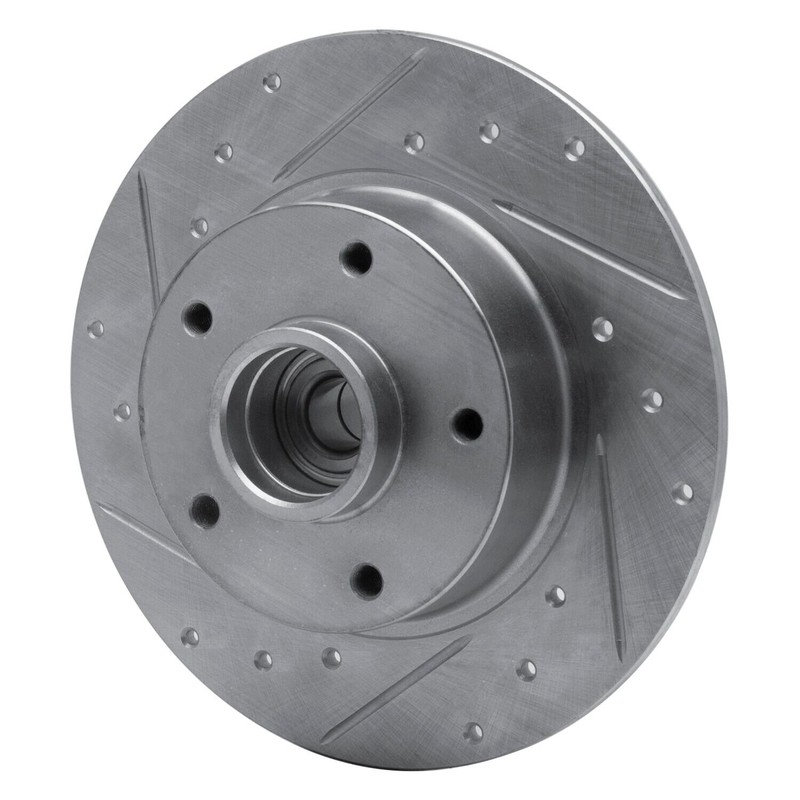For Nissan Platina 02-10 Brake Rotor eLINE Drilled & Slotted 1-Piece Front gallery