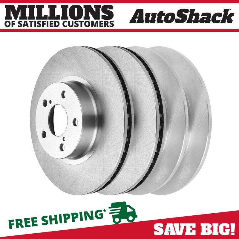 Front & Rear Brake Rotors Set of 4 for Lexus ES350 Toyota Avalon 2007-2011 Camry