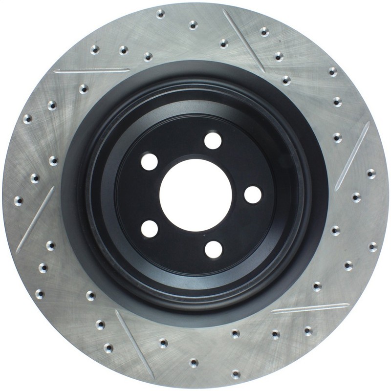 StopTech 127.63064R Rear Right Drilled Disc Brake Rotor for 2008-2019 Challenger gallery