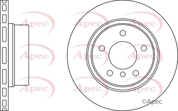 Brake Discs Pair Rear FOR BMW E82 218bhp 3.0 125i 08->13 Petrol Apec gallery