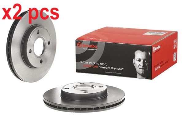 X2 PCS L&R SIDES BRAKE DISC 09.7806.11