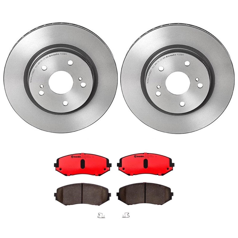 Brembo Front Brake Kit 294mm Disc Rotors & Ceramic Pads For Suzuki Grand Vitara