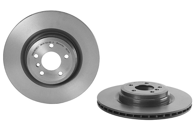 2x BREMBO REAR Brake Disc Rotor Kit For BMW (VERiFy YEAR) 550i GT 750 760 Alpina
