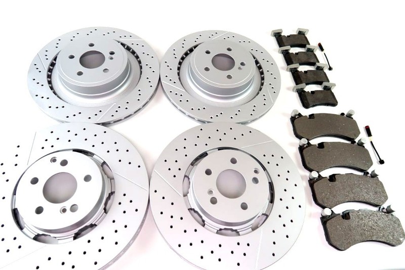 Mercedes Benz E63 AmgS C63 Cls63 Amg front rear brake pads & rotors TopEuro 1048