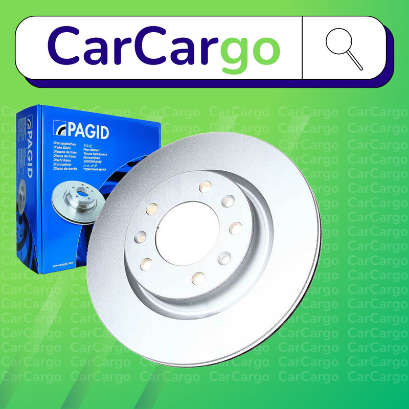 Pagid Vented Front Brake Discs Pair Peugeot 308 2.0 BlueHDi 150 2013-2021 266 mm
