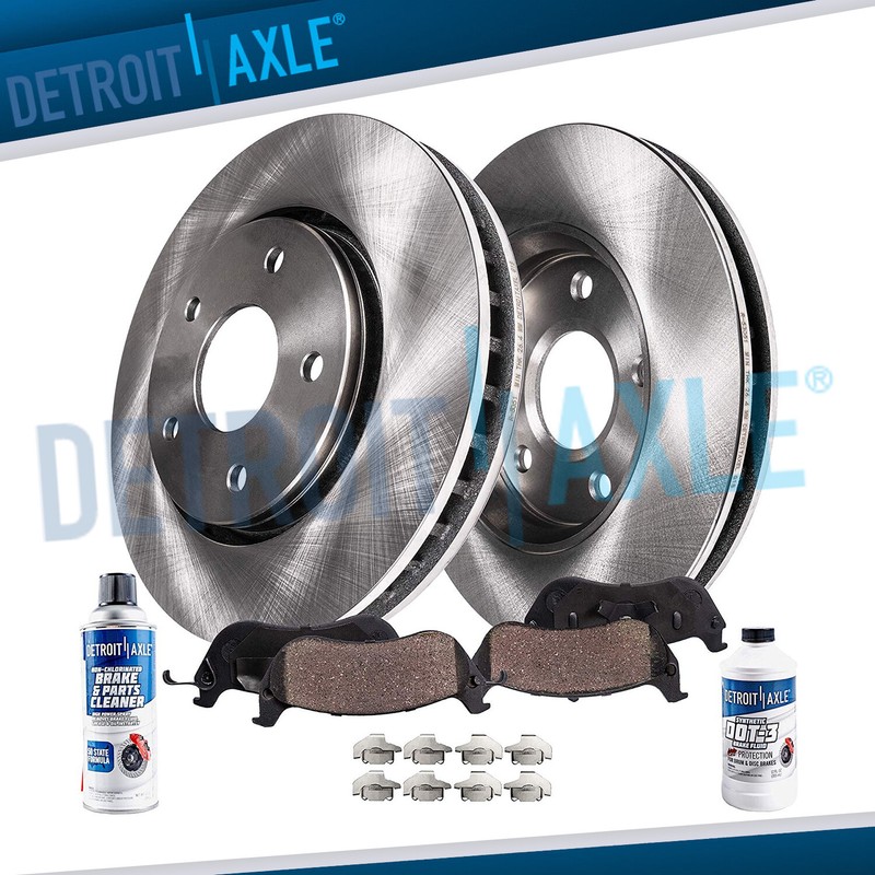 Front Brake Rotors + Ceramic Pads for 1993 – 1998 1999 2001 2002 Villager Quest