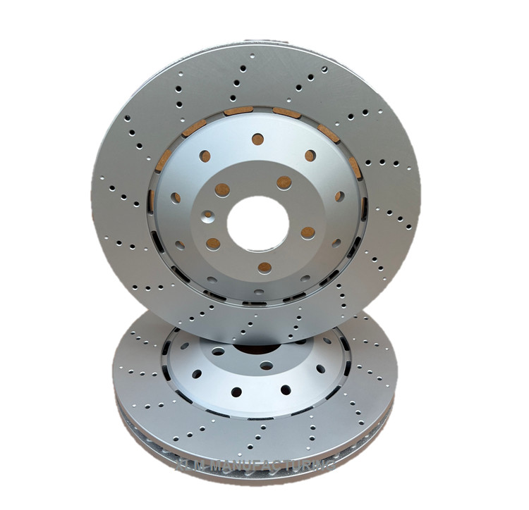 Audi R8 2007-2015. Pair of Front Brake Discs 420615301A 420615301B 420615301D gallery