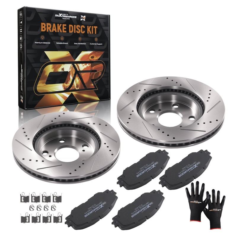 Front Brake Rotors & Ceramic Pads Kit for Lexus HS250h 2010-12 Scion xB 2008-15 gallery