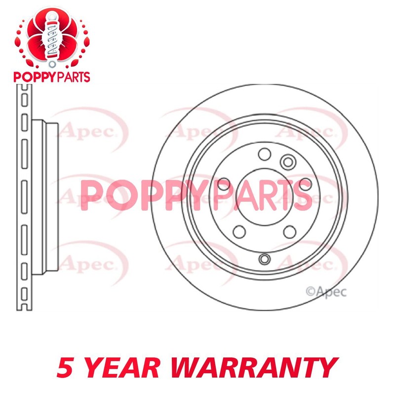 Fits Land Rover Discovery 2004-2010 2.7 D TD GCP Rear Brake Disc SDB000635