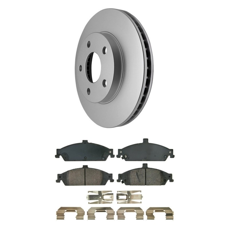 For Chevy Classic 2004-2005 ACDelco 2-Pc Silver Disc Brake Rotor Kit