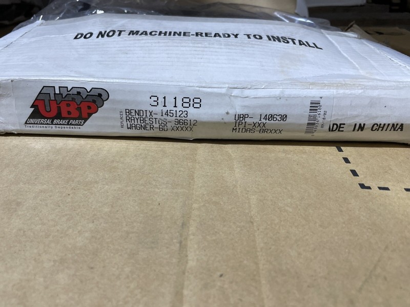 Universal Brake Parts 31188 Rotor