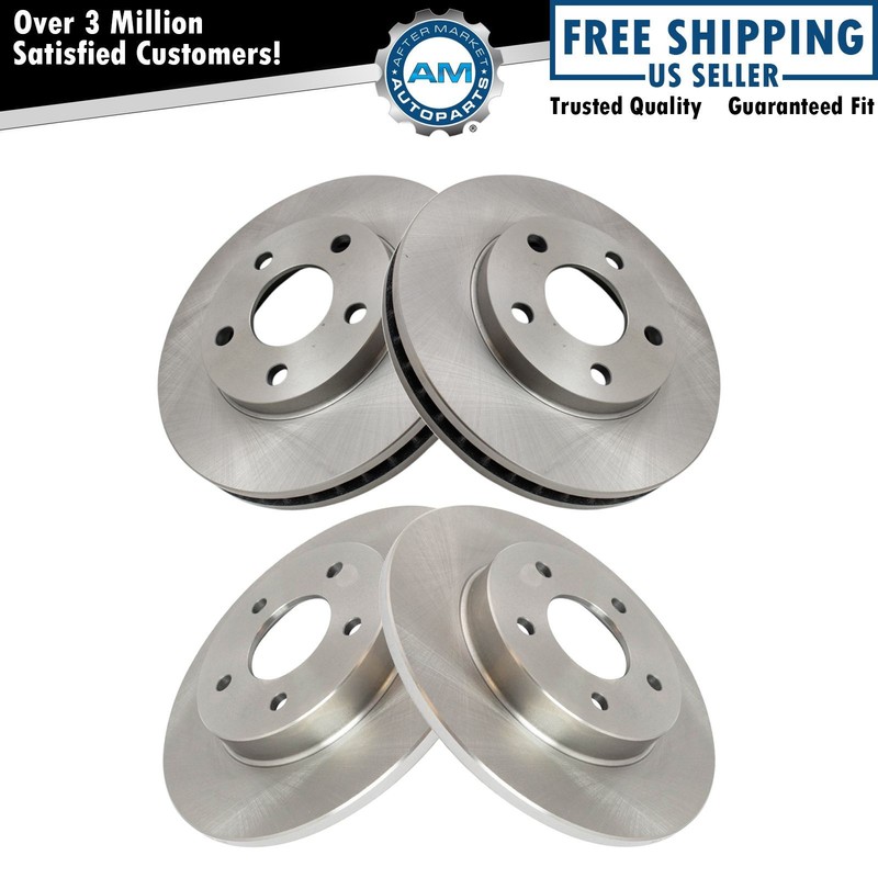 Front & Rear Brake Rotors Set Fits Buick Cadillac Oldsmobile