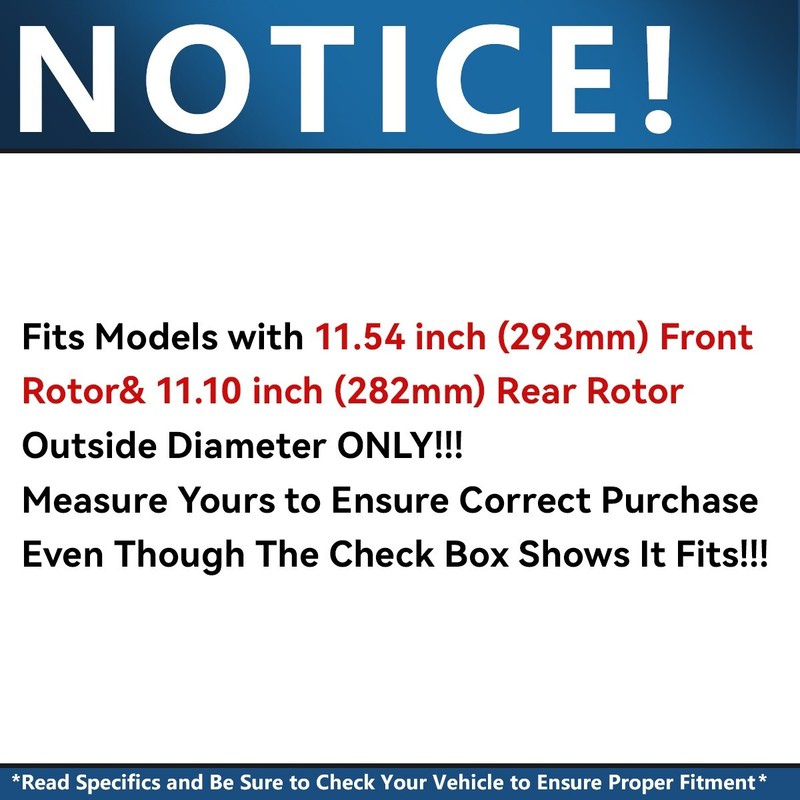 Front Rear Rotors + Ceramic Brake Pads for 2013 2014 2015 2016 2017 Honda Accord gallery