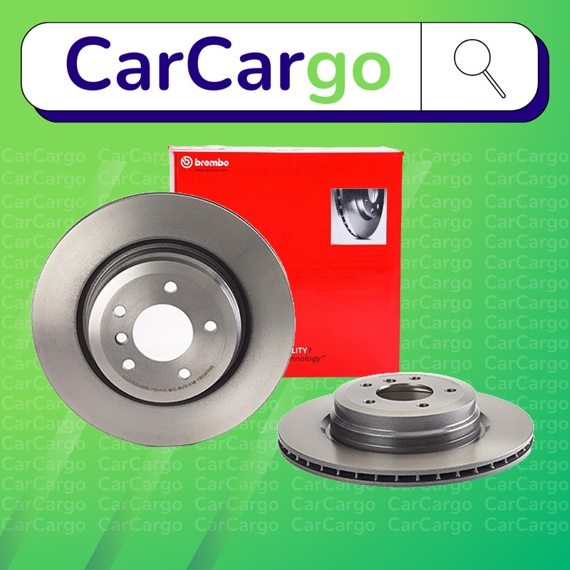 Brembo Vented Rear Brake Discs Pair For BMW X1 28i xDrive 2009-2011 336 mm